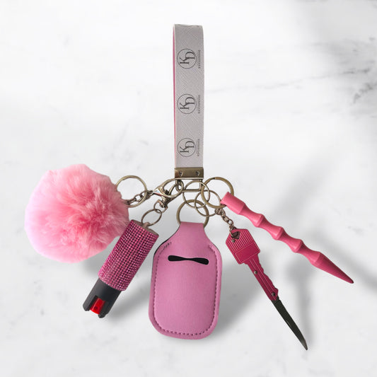 Pink KD Self Defense Keychain