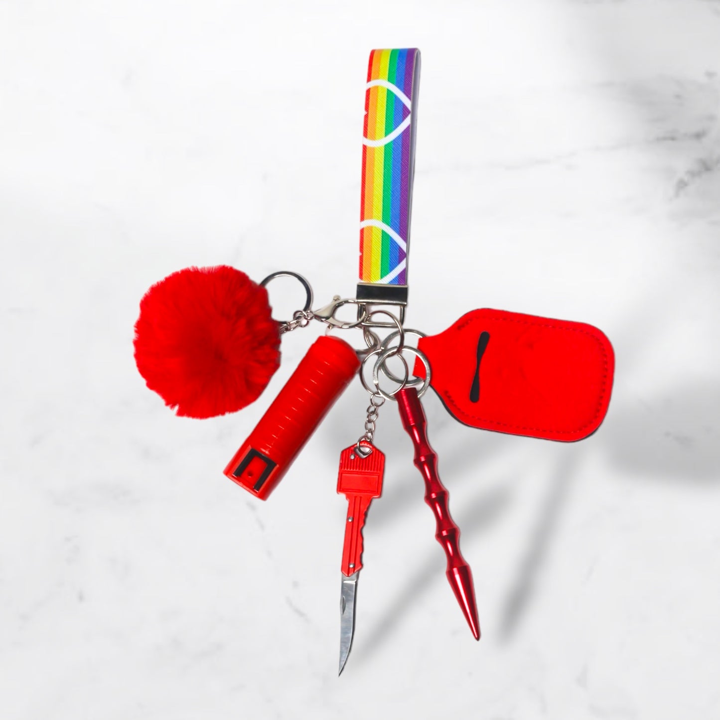 Pride Self Defense Keychain